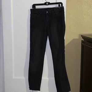 Calvin Klein Straight Leg Black Jeans
